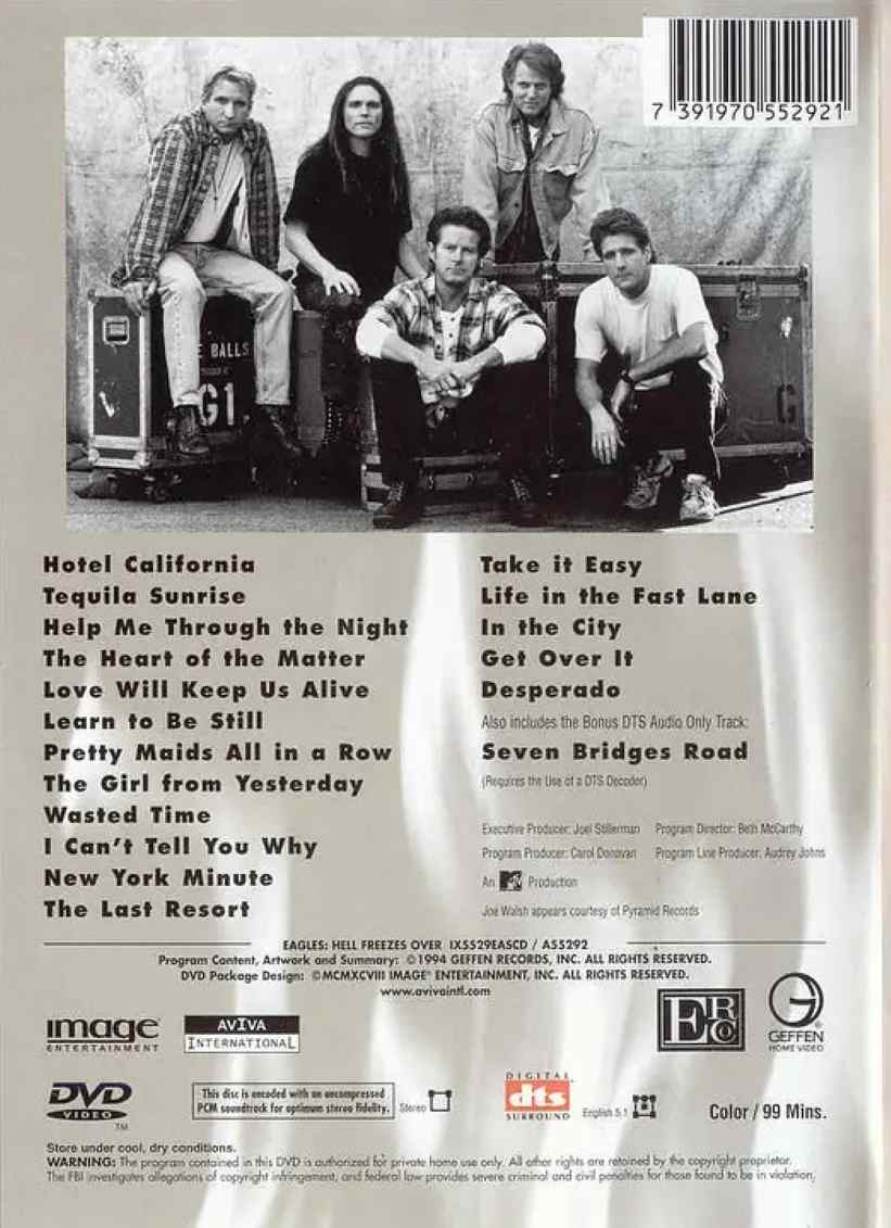 老鹰乐队 冰封地狱演唱会